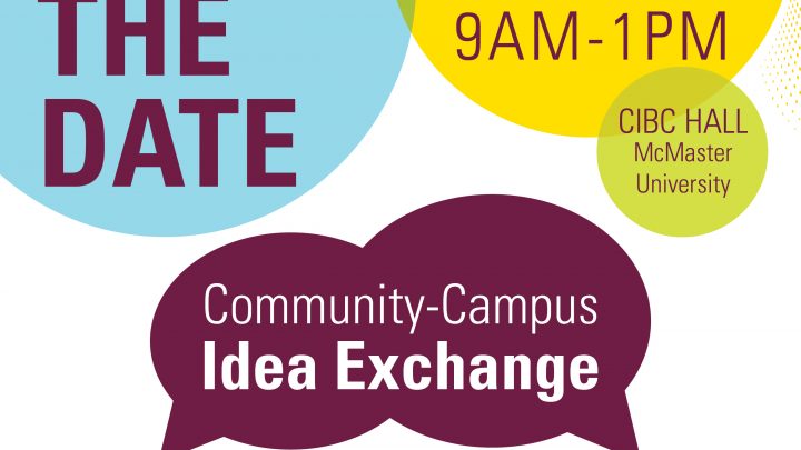 Idea Exchange Save the date Tuesday May 7, 2019